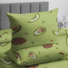 Комплект постельного белья Волшебная ночь "Авокадо", евро