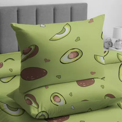 Комплект постельного белья Волшебная ночь "Авокадо", евро