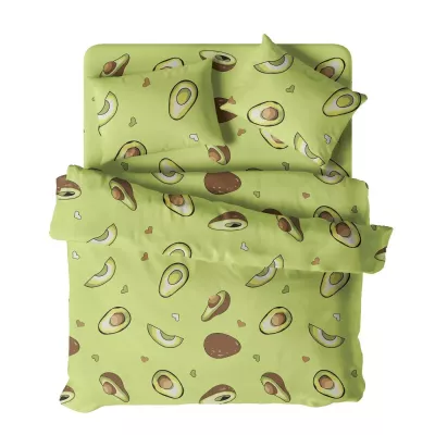 Комплект постельного белья Волшебная ночь "Авокадо", евро