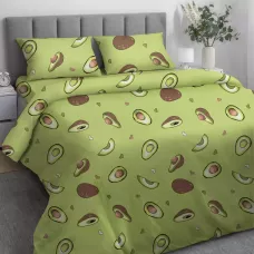Комплект постельного белья Волшебная ночь "Авокадо", евро