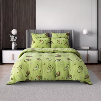 Комплект постельного белья Волшебная ночь "Авокадо", евро