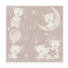 Полотенце махровое детское Облачко “Дружба мишек”, 100х100