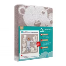 Полотенце махровое детское Облачко “Дружба мишек”, 100х100