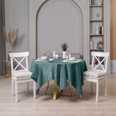 Скатерть Волшебная ночь “Рогожка” (топаз), 165x200