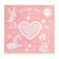 Полотенце махровое детское Облачко “Mickey&Minnie” we love, 100х100