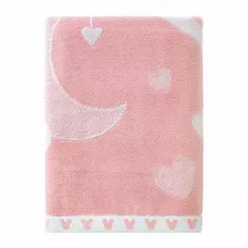 Полотенце махровое детское Облачко “Mickey&Minnie” we love, 100х100