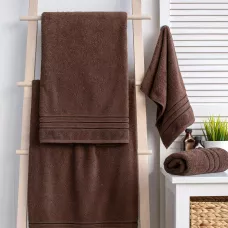 Махровое полотенце Самойловский текстиль “Верона” (темно-коричневый), 70х140