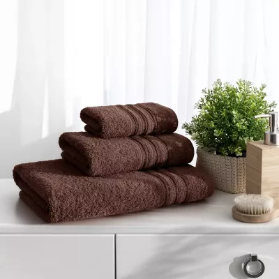 Махровое полотенце Самойловский текстиль “Верона” (темно-коричневый), 70х140