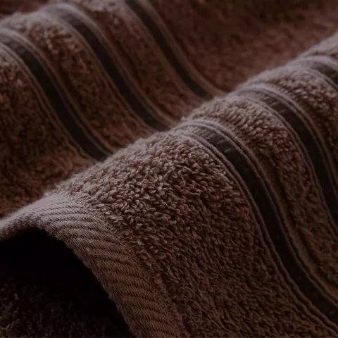 Махровое полотенце Самойловский текстиль “Верона” (темно-коричневый), 70х140