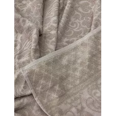 Махровое покрывало Karteks "Damask" жаккард (бежевый), 160х220