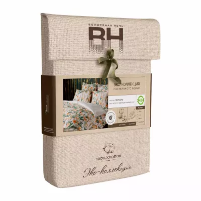 Комплект постельного белья Волшебная ночь ECO "Yummy", евро