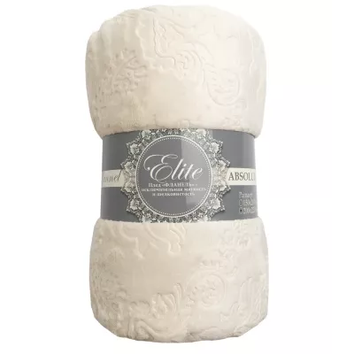 Плед Absolute Deco “Дамаск” (молочный), 150x200