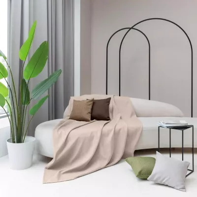 Покрывало Волшебная ночь "Рогожка" (жемчуг), 140х220