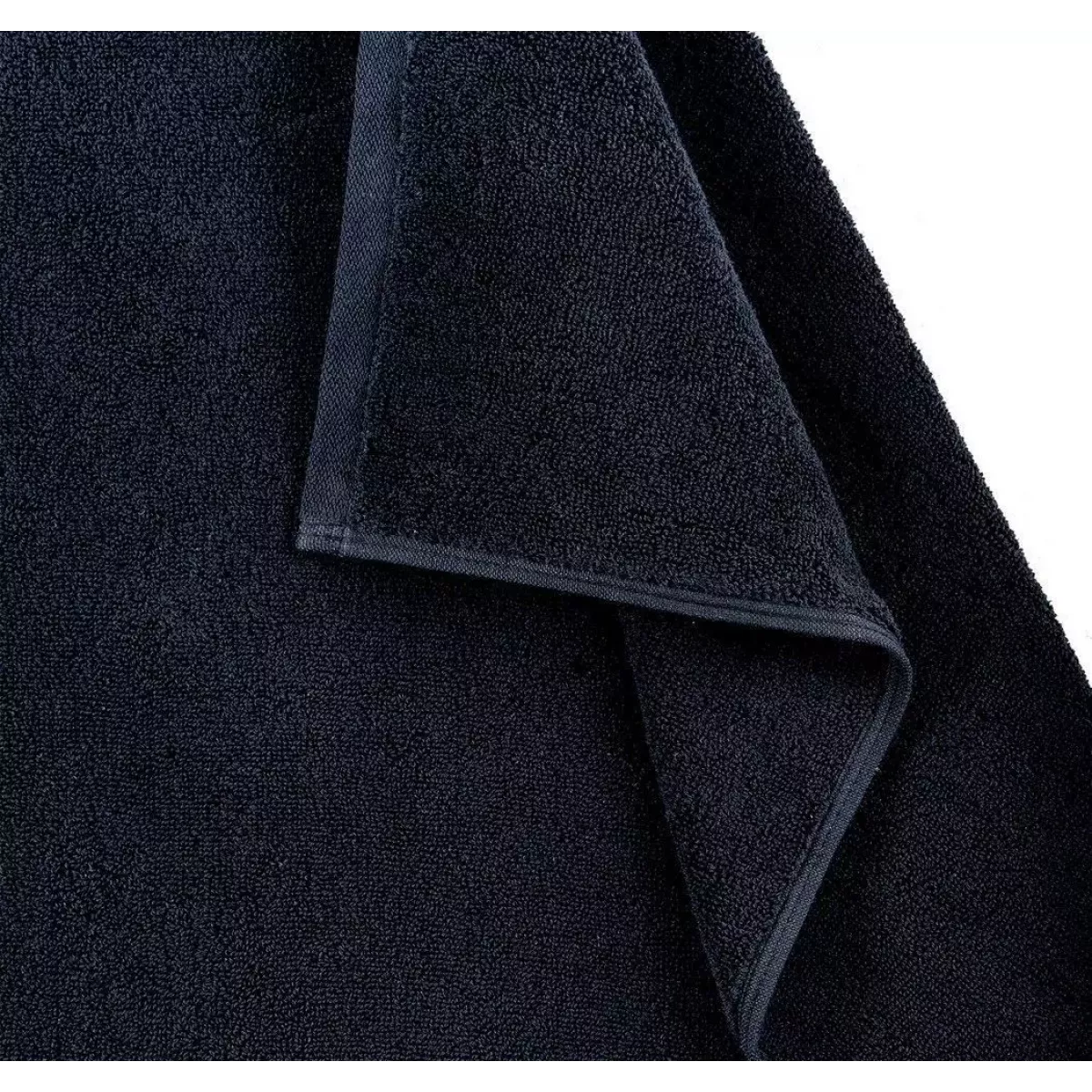 Махровое полотенце Sofi De Marko “Preston” (черное), 50x90