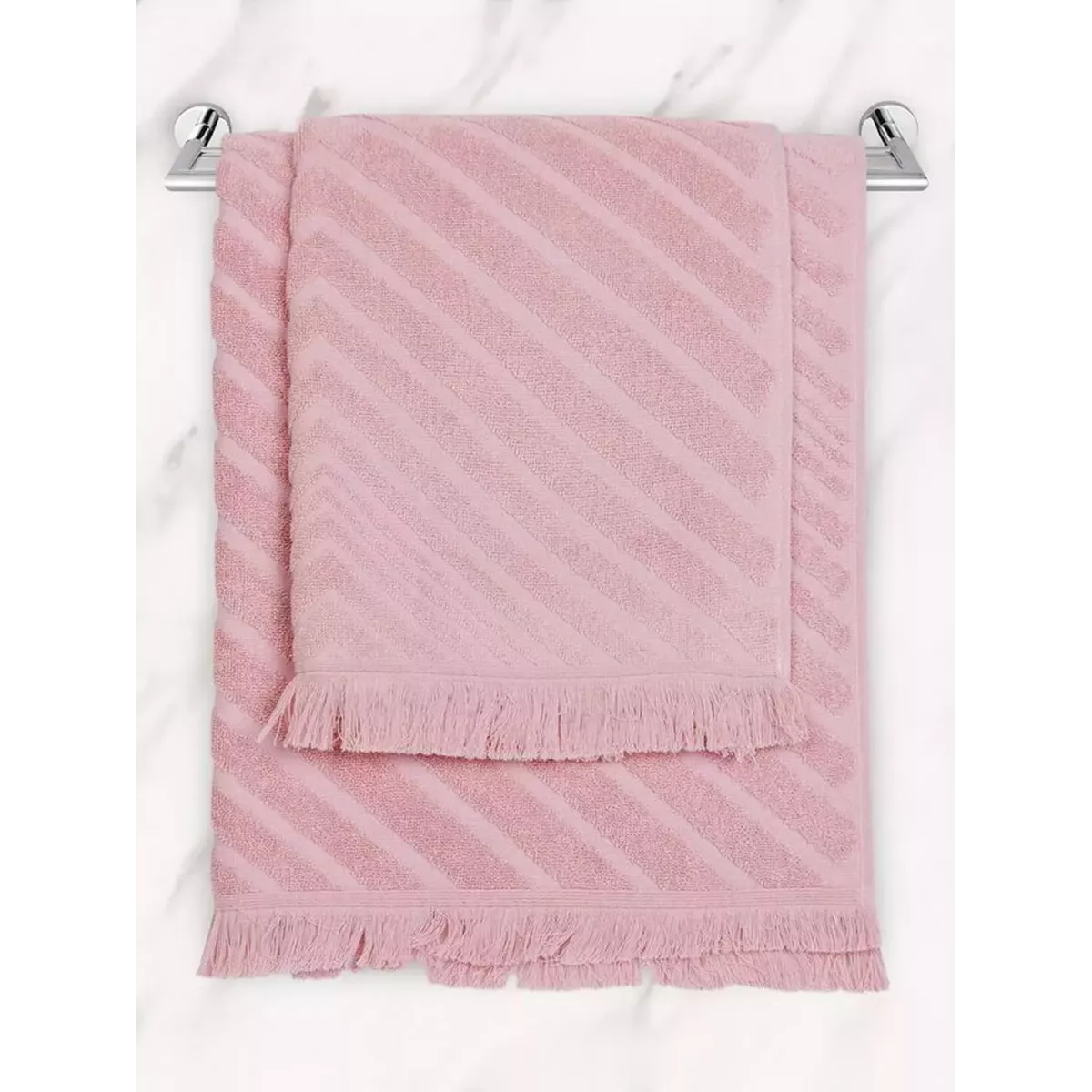 Махровое лицевое полотенце Sofi De Marko “Evan” (чайная роза), 50х70