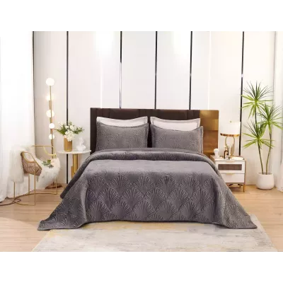 Покрывало Sofi De Marko “Ариэль” (антрацит), 240x260