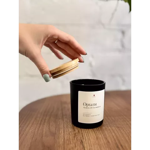 Свеча ароматическая FLAMMA "Оргазм" (145гр), 1 шт