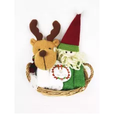 Набор полотенец "Merry Christmas" №3, 30x30 (4 шт)