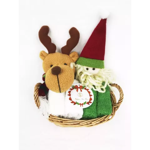 Набор полотенец "Merry Christmas" №3, 30x30 (4 шт)