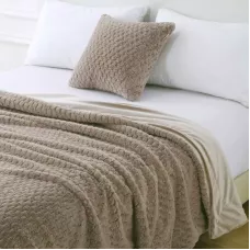 Плед-покрывало Sofi De Marko “Аврил” (бежевый), 220x240