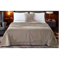 Плед-покрывало Sofi De Marko “Аврил” (бежевый), 220x240