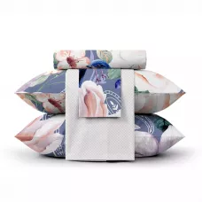 Комплект постельного белья Verossa Сатин "Blooming garden", евро