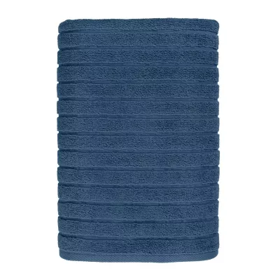 Махровое банное полотенце Волшебная ночь ”Wave” (темно-лазурный), 70х140