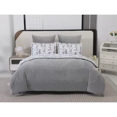 Комплект с одеялом Sofi De Marko “Роберто” №16 (сатин-велюр), 1.5 спальный