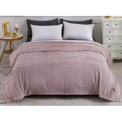 Плед евро Sofi de Marko “Флоренс” (пепел роз), 220x240