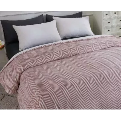 Плед евро Sofi de Marko “Флоренс” (пепел роз), 220x240