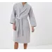 Халат вафельный с капюшоном Sofi de Marko “Герман” (светло-серый)