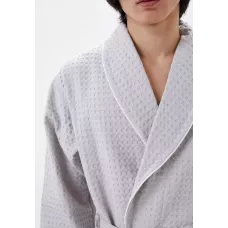 Халат вафельный с капюшоном Sofi de Marko “Герман” (светло-серый)