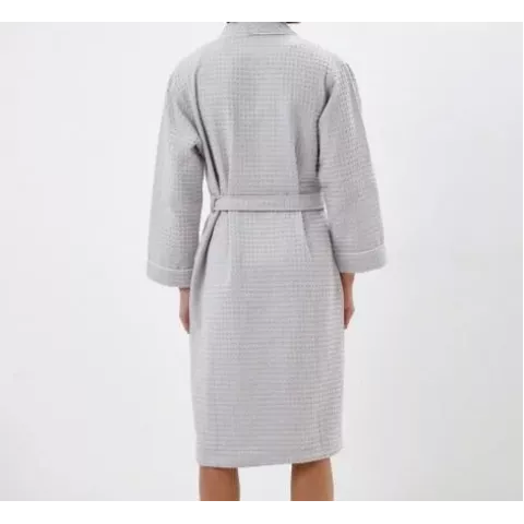 Халат вафельный с капюшоном Sofi de Marko “Герман” (светло-серый)