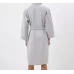 Халат вафельный с капюшоном Sofi de Marko “Герман” (светло-серый)