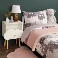 Комплект постельного белья Siberia Home “Котята” (серый), 1.5 спальный
