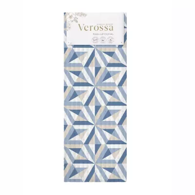 Вафельное полотенце Verossa "Ромбы голубые", 40х70