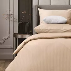 Комплект постельного белья Verossa stripe-sateen “Bronze”, 1.5 спальный