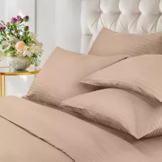 Комплект постельного белья Verossa stripe-sateen “Bronze”, 1.5 спальный