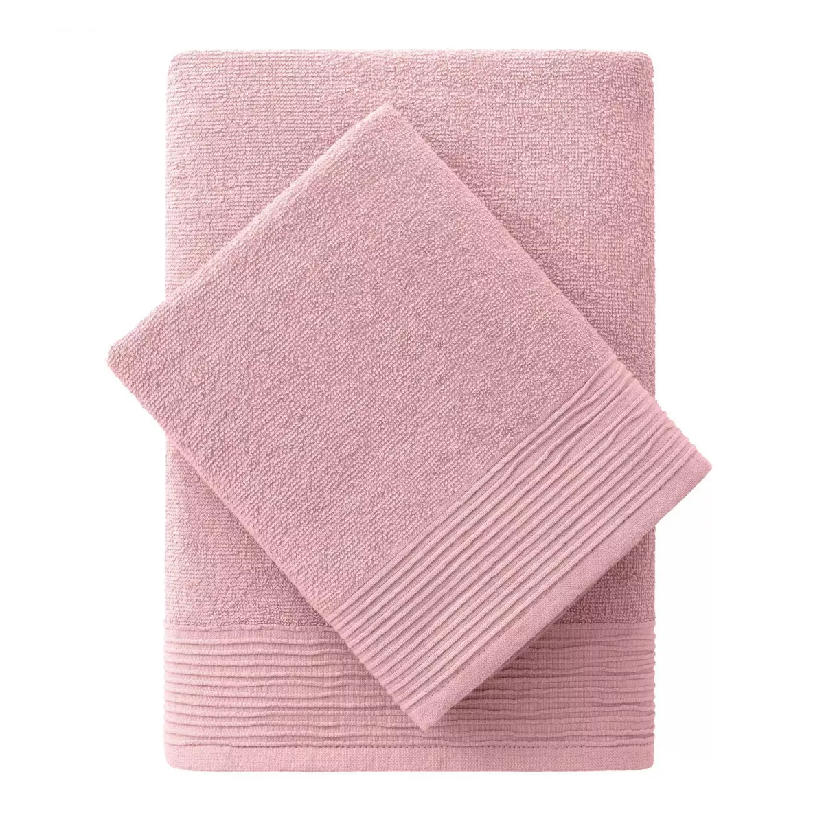 Махровое полотенце Самойловский текстиль “Палитра” (чайная роза), 70х130