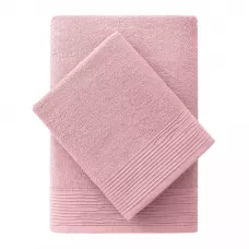 Махровое полотенце Самойловский текстиль “Палитра” (чайная роза), 70х130