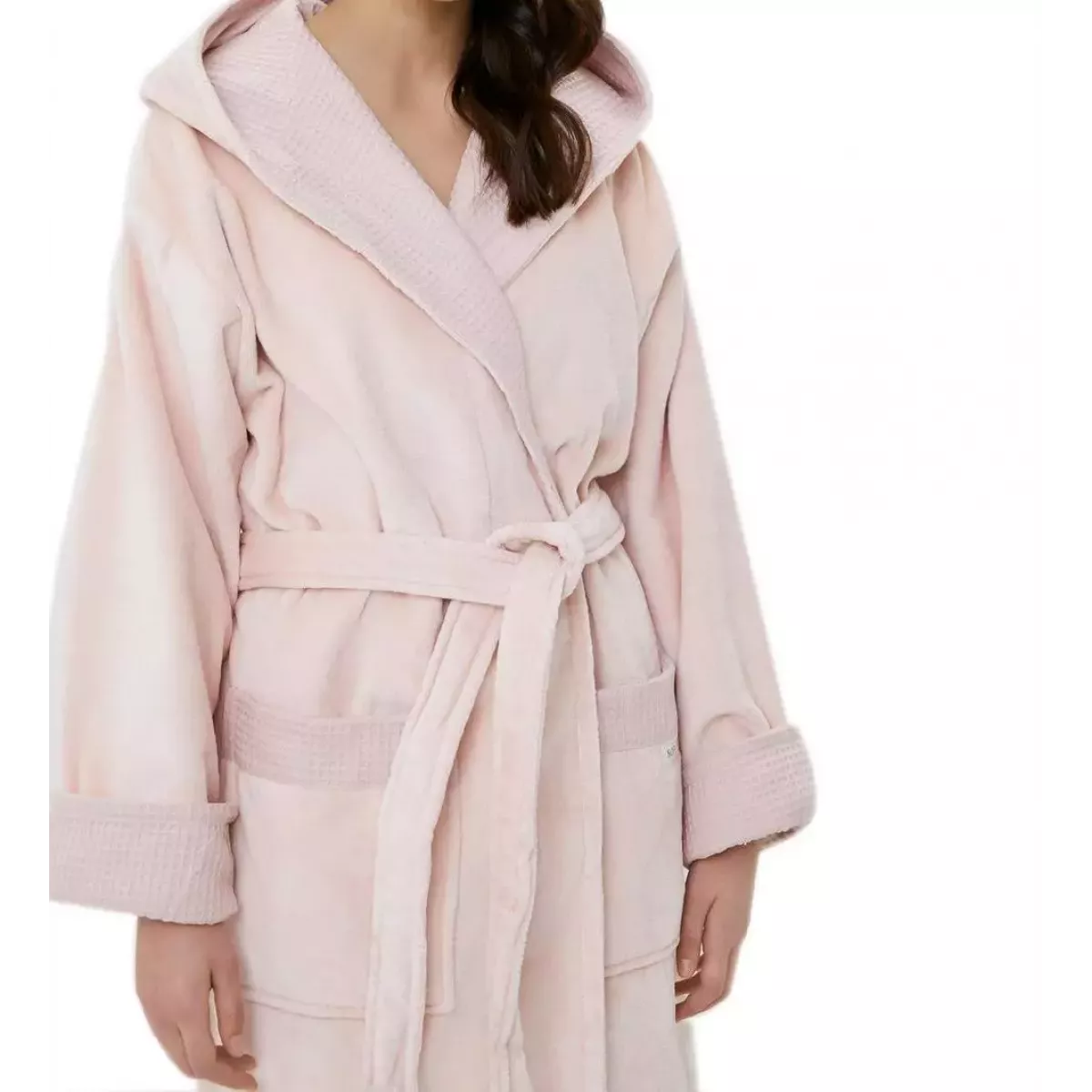 Халат махровый Sofi de Marko "Аделия" (пудра)