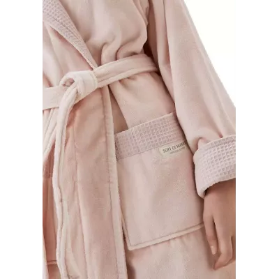 Халат махровый Sofi de Marko "Аделия" (пудра)