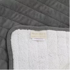 Плед-покрывало Sofi De Marko “Либерти” (темно-серый), 160x220