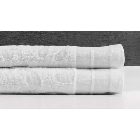 Махровое полотенце Sofi De Marko “Tiger” (белое), 50x90