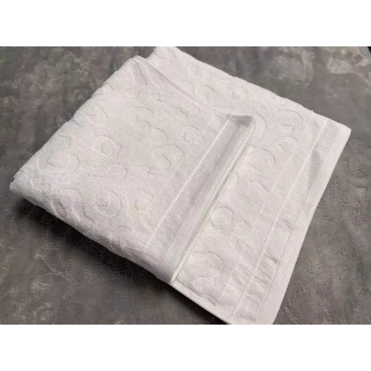 Махровое полотенце Sofi De Marko “Tiger” (белое), 70x140