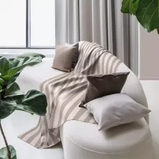 Покрывало Волшебная ночь "Рогожка" (зебра-экрю), 200х220