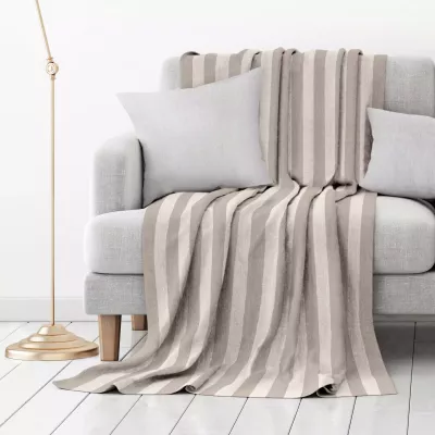 Покрывало Волшебная ночь "Рогожка" (зебра-экрю), 200х220