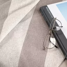 Скатерть Волшебная ночь “Рогожка” (зебра-экрю), 165×200