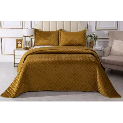 Покрывало Sofi De Marko “Натаниэль” (горчичный), 160x220