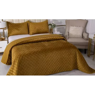 Покрывало Sofi De Marko “Натаниэль” (горчичный), 160x220